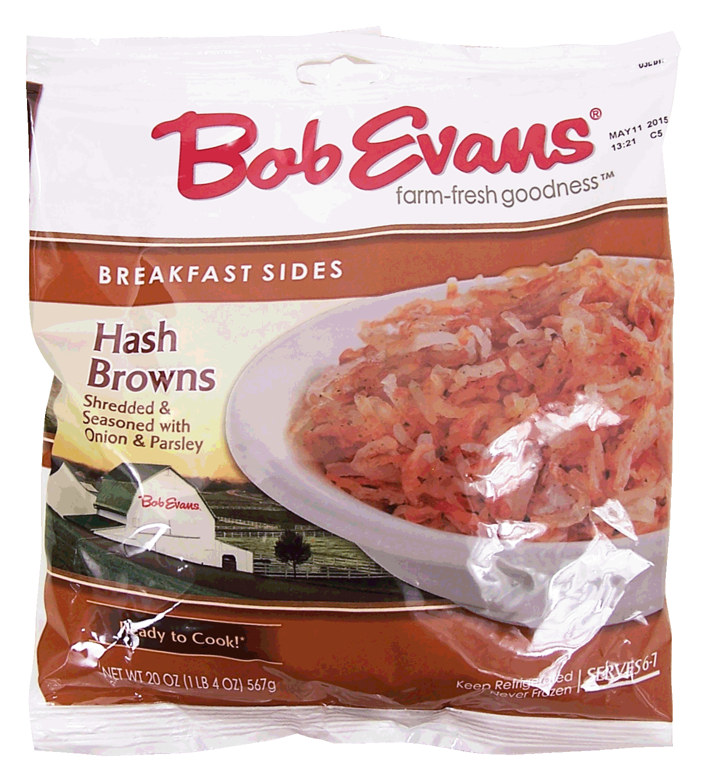 Bob Evans Hash Browns Shredded Potatoes Full-Size Picture